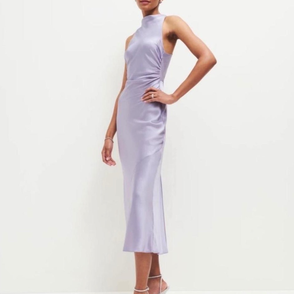 Reformation Cassette Dress in Lavender